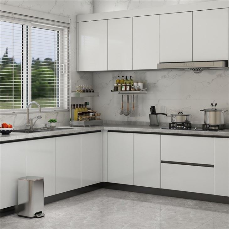 Frameless European High Gloss Kitchen Cabinets